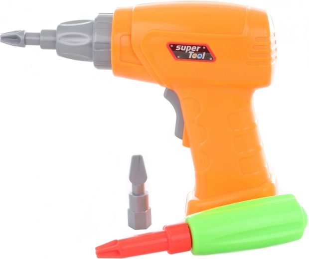 Gyerek fúró a valósághű játékhoz