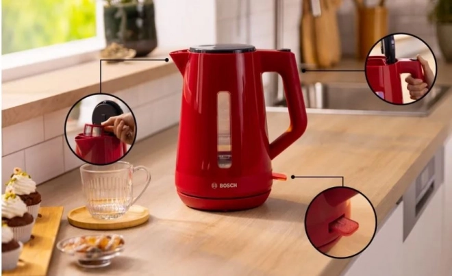 Vízforraló MyMoment 1,7l Piros