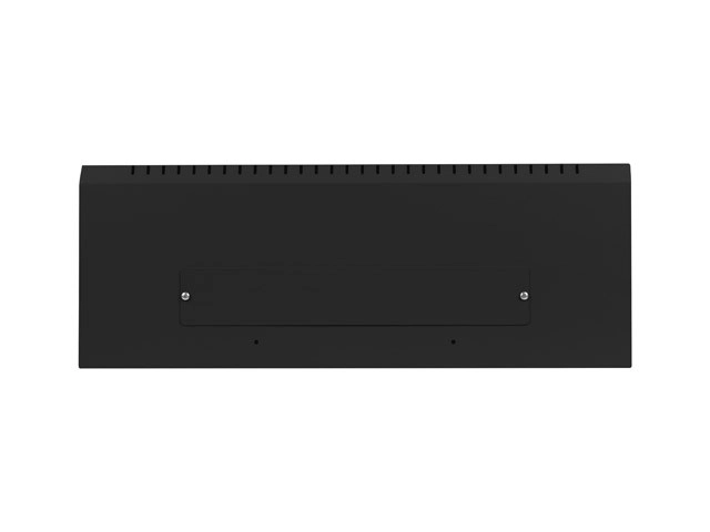 Fali rack szekrény 19 hüvelyk 4U+3U 540x200 alacsony profilú fekete