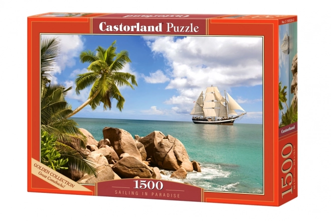 Puzzle 1500 darabos vitorlázás paradicsomban