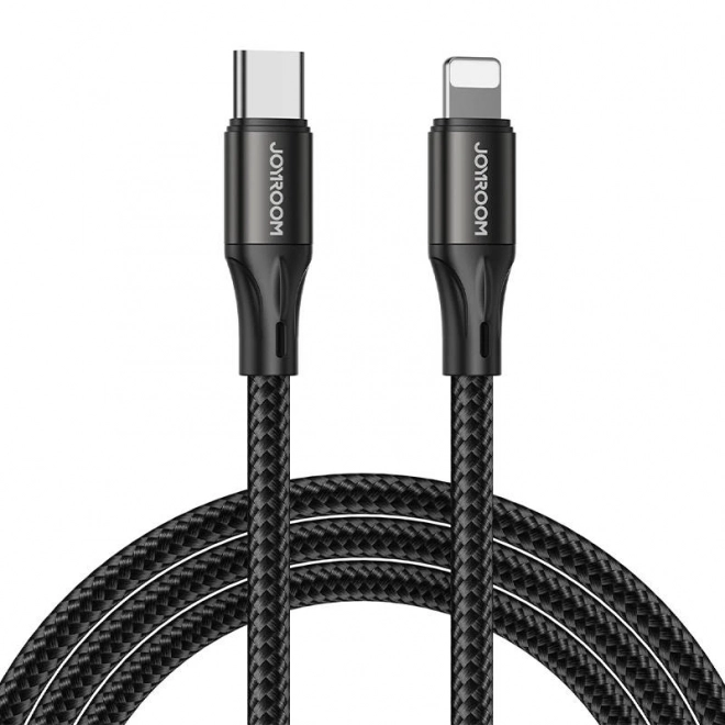 Gyors töltő kábel USB-C - Lightning 20W 2m fekete