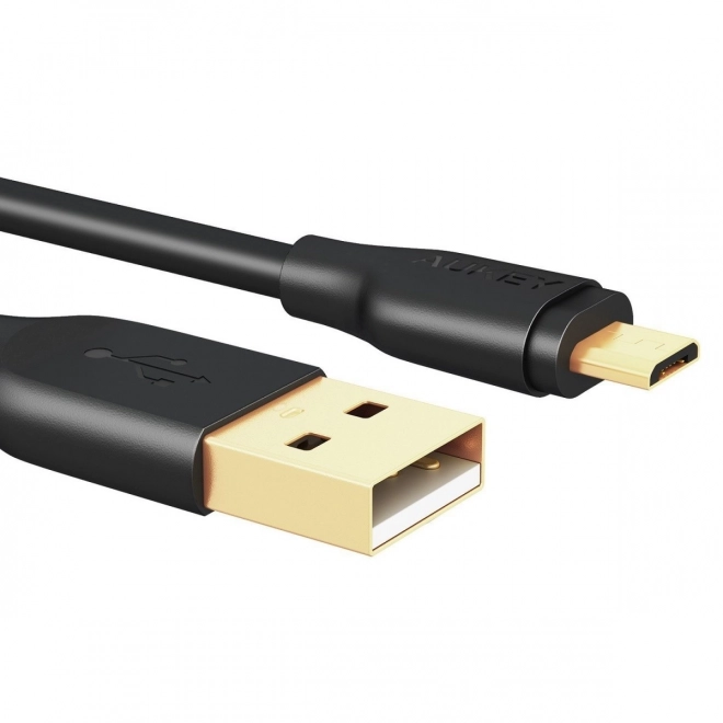 Gyors töltő micro USB-USB kábel fekete 1m 480 Mbps