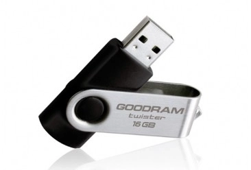 Fekete USB 2.0 pendrive 16GB