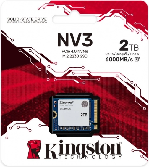 SSD lemez Kingston NV3 2TB M.2 PCIe 4.0 NVMe