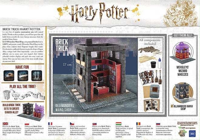 Trefl Brick Trick Harry Potter: Ollivander boltja