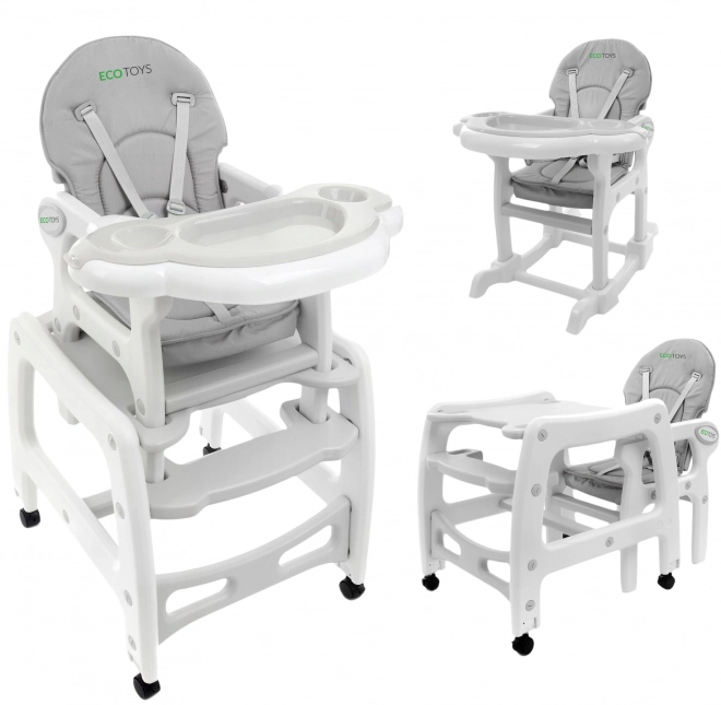 Többfunkciós etetőszék 3 az 1-ben Ecotoys