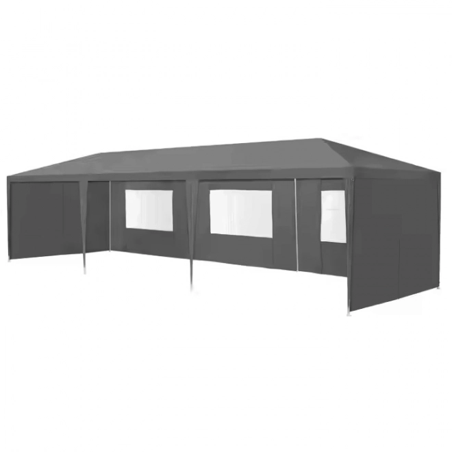 Multigarden kerti pavilonsátor 3x9 m 8 falas szürke