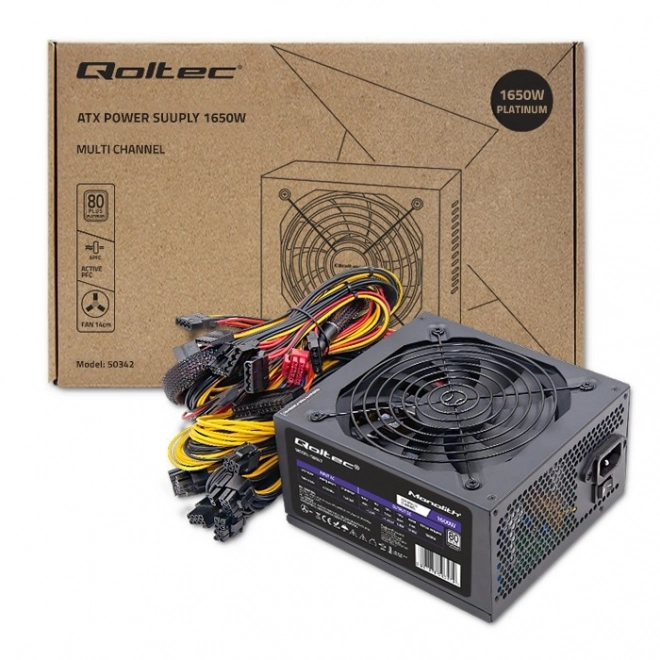Qoltec ATX tápegység 1650W 80 Plus Platinum