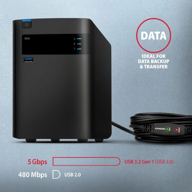 Usb 3.0 hosszabbító AXAGON ADR-310 10m