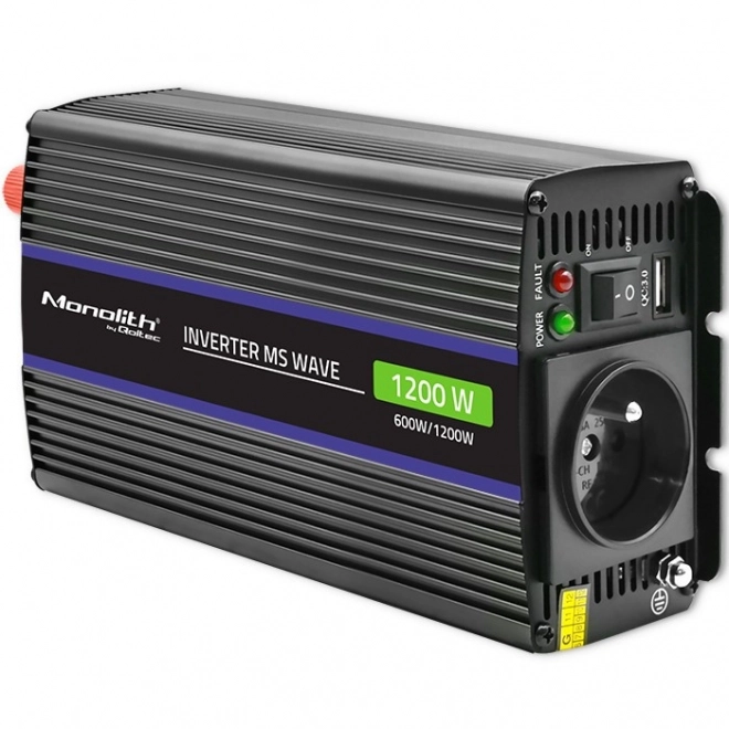 Qoltec 1200 W inverter USB kimenettel