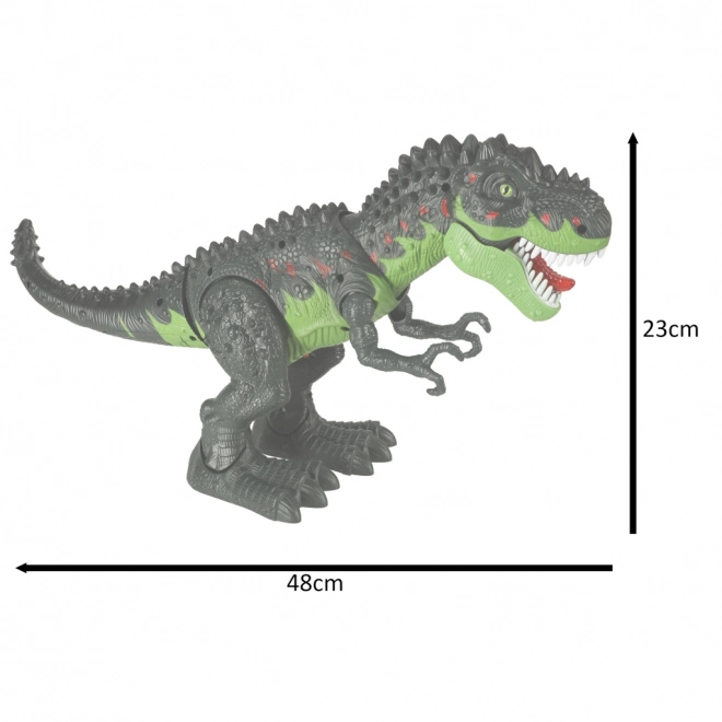 elektronikus t-rex dinoszaurusz zöld