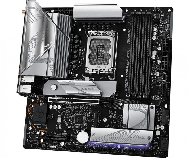 Asrock Livemixer Wifi Micro ATX Alaplap