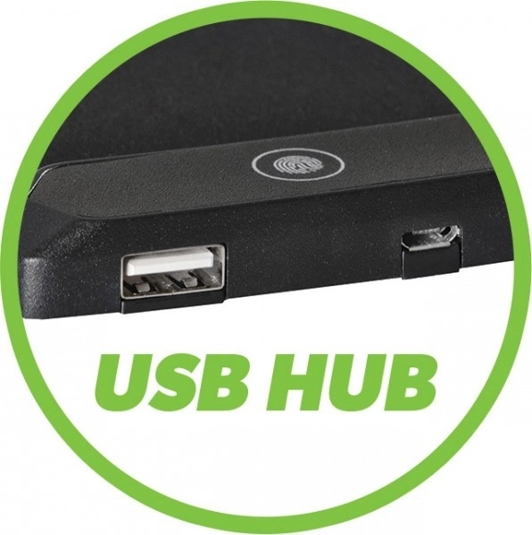 Slider hosszú LED egérpad HUB-bal