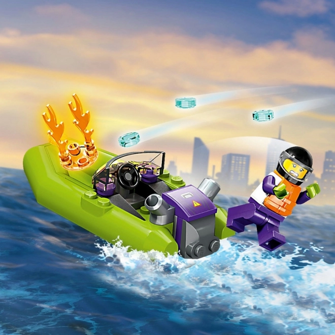 Lego city tűzoltóhajó
