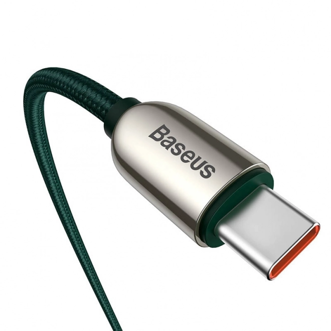 Zöld USB-C kábel Baseus 100W teljesítménnyel