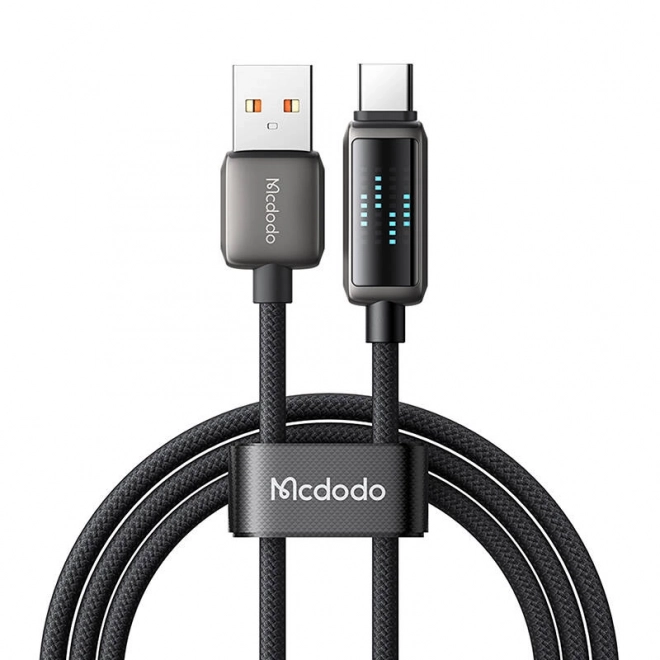 Mcdodo gyors töltő USB-C kábel LED kijelzővel