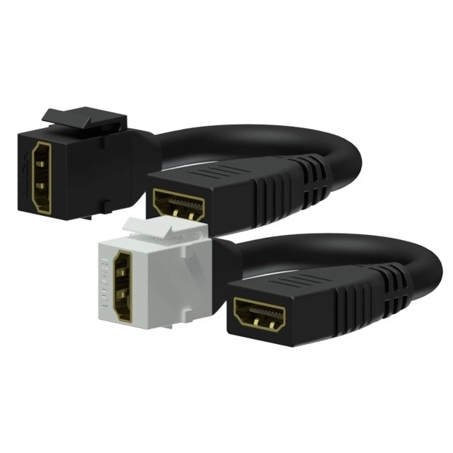 Keystone HDMI női-női adapter modul kábellel