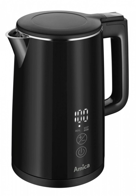 Digitális vízforraló 1.5L - fekete