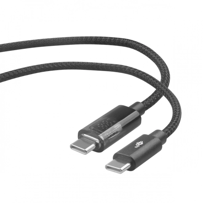 USB-C - USB-C kábel LED töltési teljesítményjelzővel (1 m, 100 W)