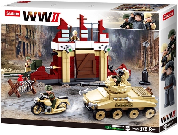 Sluban Sztálingrádi csata – LEGO-val kompatibilis építőkészlet