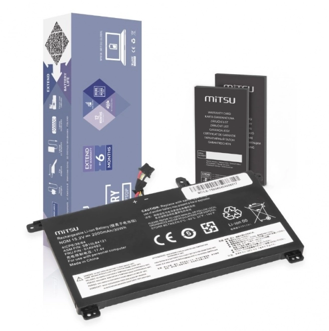 Akkumulátor Lenovo ThinkPad T570 és T580 2000mAh