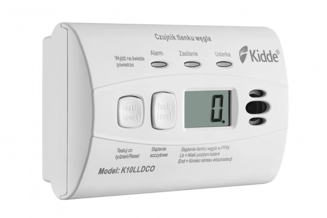 Szén-monoxid detektor LCD kijelzővel