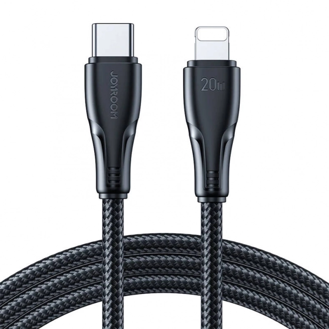 Joyroom usb-c lightning kábel 3m fekete