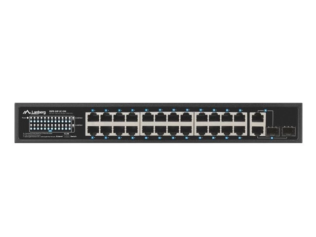 Lanberg Poe+ hálózati switch 24 porttal