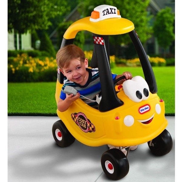 Fekete Taxi Cozy Coupe Járgány – Sárga