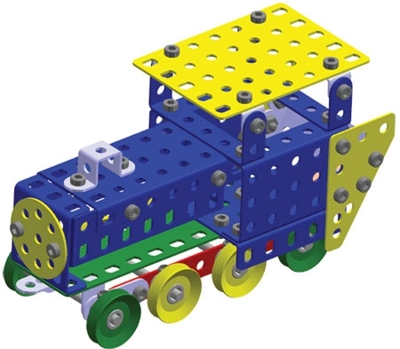 Merkur vasúti modell építőkészlet