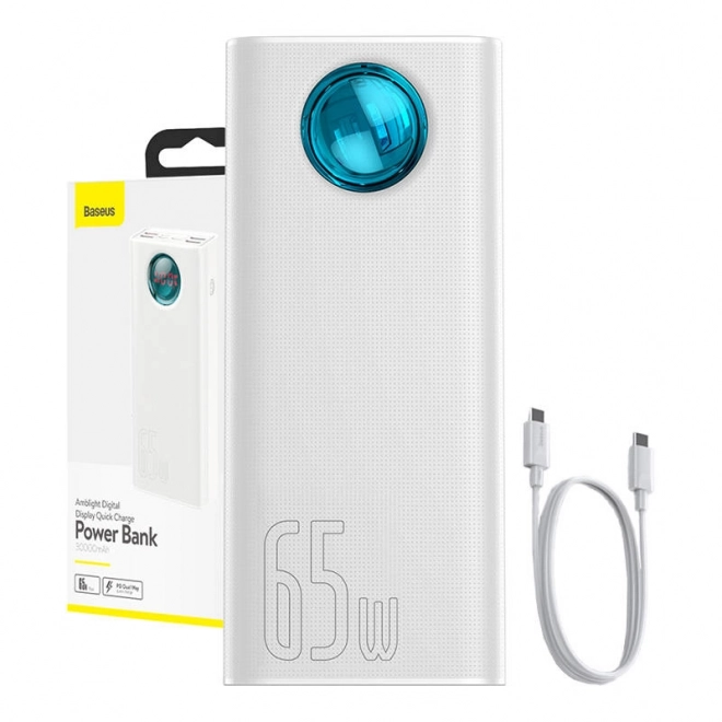 Baseus amblight 30000mAh powerbank fehér