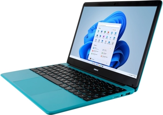 Umax VisionBook 14WRx turquoise – 14,1" notebook Full HD IPS kijelzővel, Intel Celeron és Windows 11 Pro