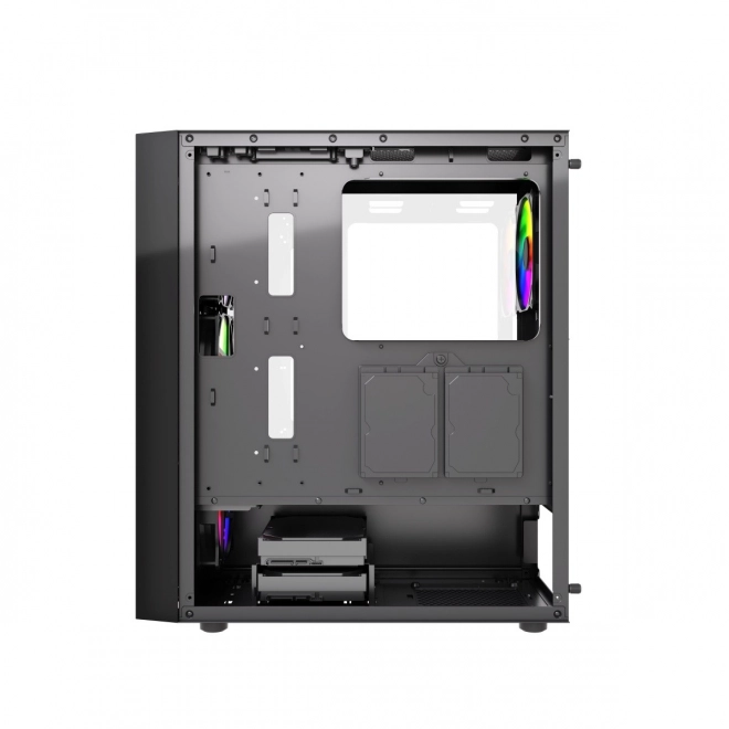 Midi torony Fornax 4300 ATX fekete