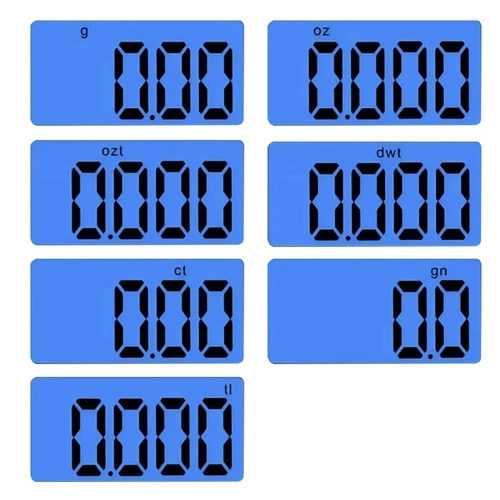 Zsebméretű digitális mérleg 0,1 g pontossággal és 500 g kapacitással