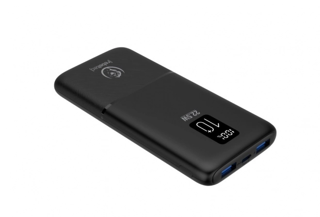 Rebeltec hordozható LCD kijelzős powerbank 10000mAh, 22,5W gyorstöltéssel