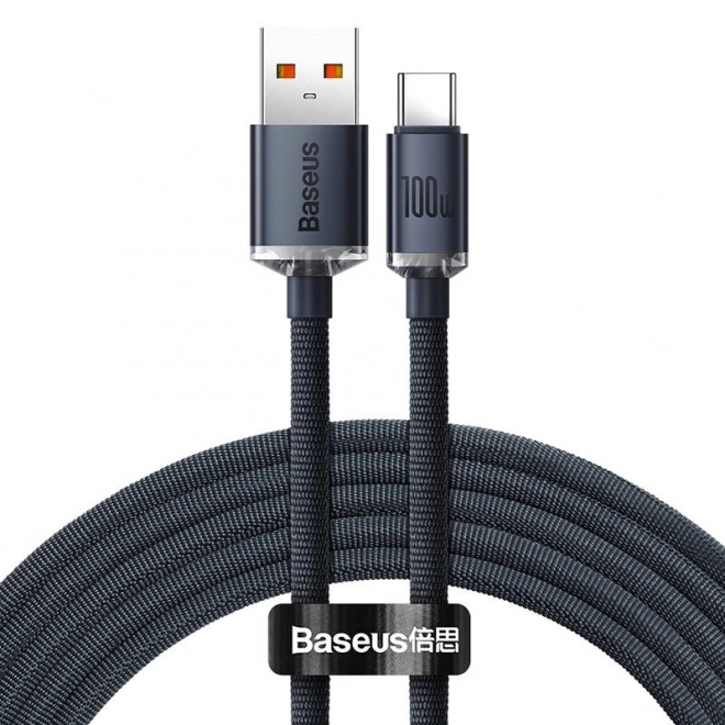 Baseus crystal shine gyors töltő- és adatkábelt USB-ről USB-C-re