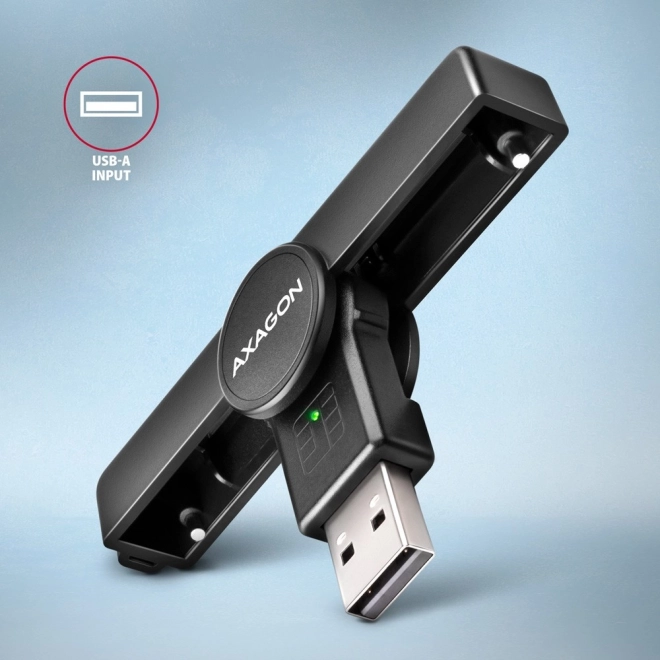 Axagon PocketReader USB-A azonosító kártyaolvasó