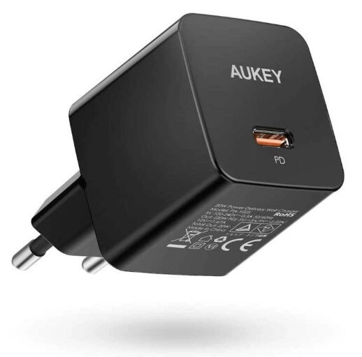 Aukey gyors töltő USB-C csatlakozóval 20W teljesítménnyel