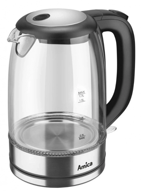 Üveg vízforraló 1,7l