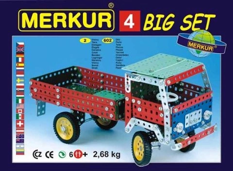 Merkur nagy építőkészlet 40 modell 602 darab