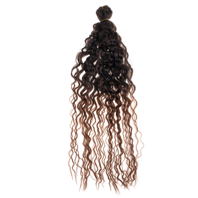 Afrolokni műhaj barna 60cm