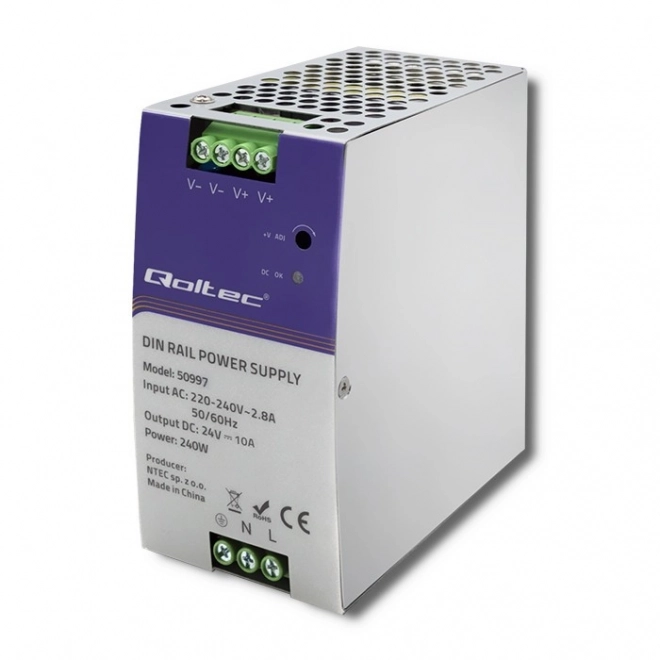Tápellátás DIN sínre 240W 24V 10A