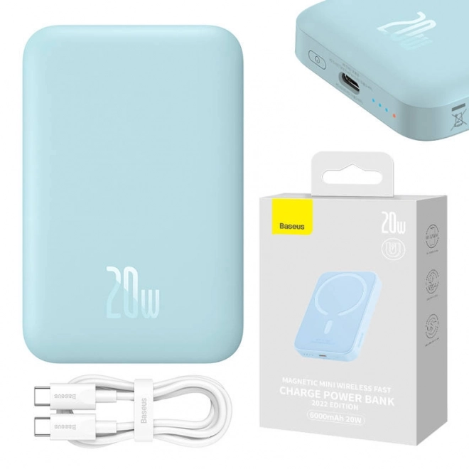 Baseus mágneses mini powerbank 6000mAh