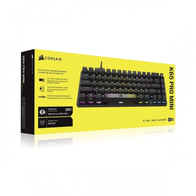 Corsair K65 Pro Mini RGB gaming billentyűzet