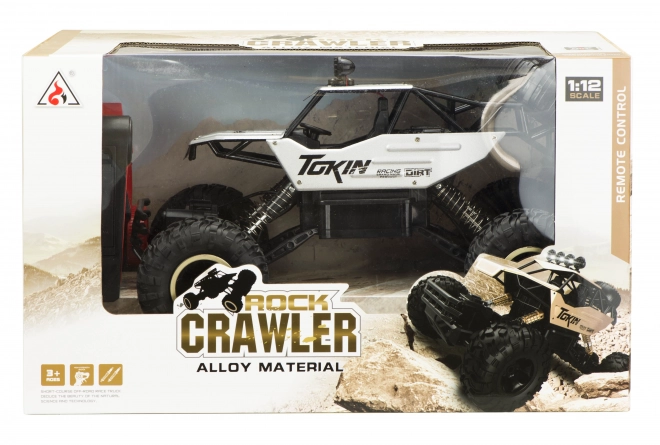 Arany színű RC Rock Crawler távirányítós autó 4WD fém 1:12 méretarány – Ezüst