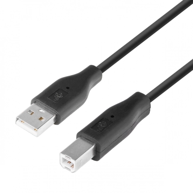 Fekete USB kábel AM-BM 1.8 m