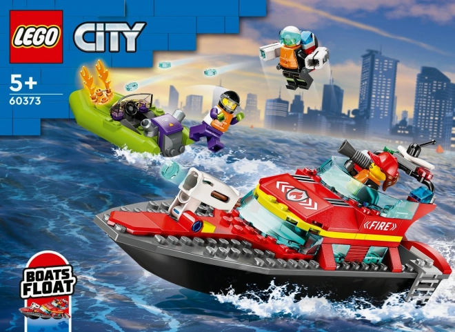 Lego city tűzoltóhajó