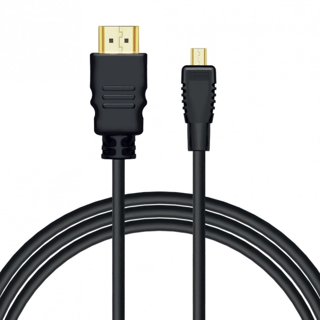 Hdmi kábel Ethernettel - mikro HDMI kapcsolat, 2m hosszú