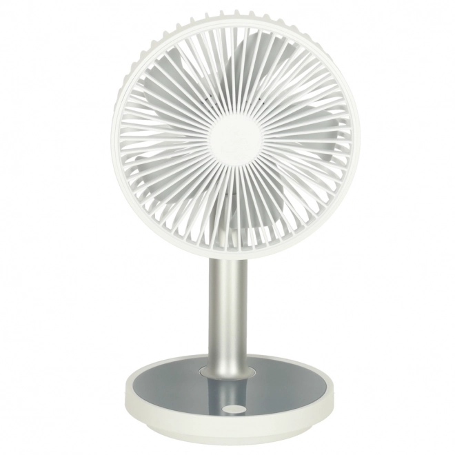 Fehér vezeték nélküli asztali ventilátor 30 cm