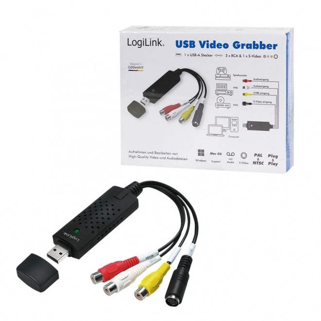 Grabber audio/video csatlakozó USB 2.0 Windows 11-hez